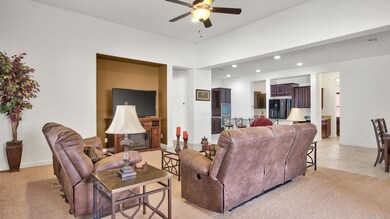 Great room open to kitchen