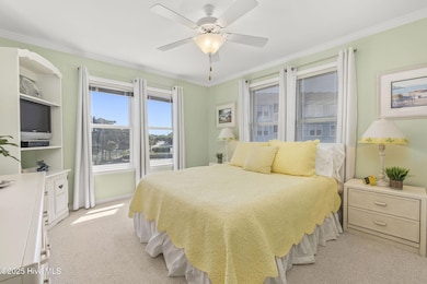 One of three spacious bedrooms