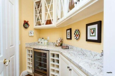 Butlers Pantry off Kitchen with Wine Refrigerator 