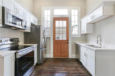 Entrance and kitchen