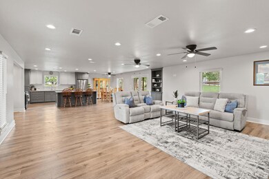Living area featuring recessed lighting, a ceilin