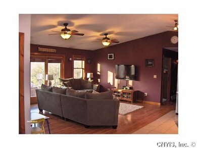 Living Room. Living room.  Note the door that lead