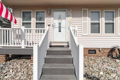 View of exterior entry featuring crawl space and a