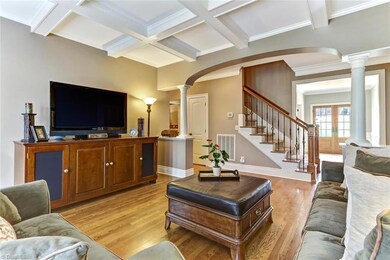 Another view of Living Room and foyer entry way
