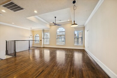 Hardwood floors, automatic blinds and lots of light!