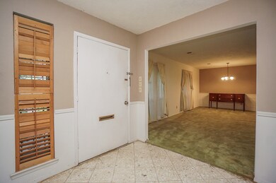 Entry with terrazzo tile floors