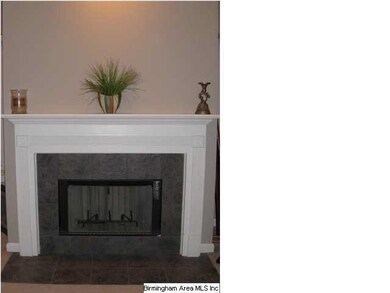 Wood Burning, Gas Starter Tiled Fireplace
