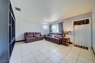 living room & front door