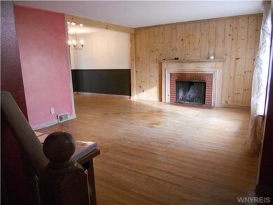 Living Room Spacious Living Room with wood burning