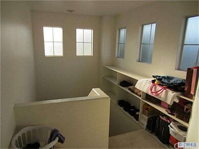 Storage compartments where stairs end.