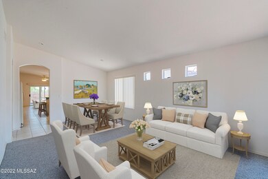 Living/DiningVirtually Staged