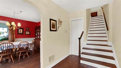 Bright and cheerful entryway welcomes you home.