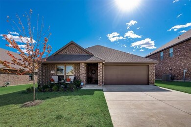 Spacious front porch sitting area