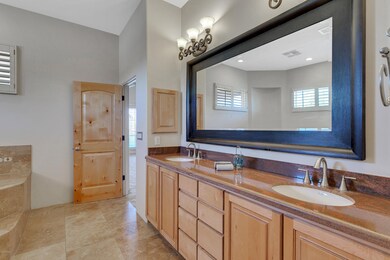Master bath double sinks