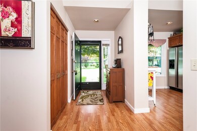 Foyer area with pantry.