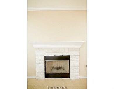 Living Room. Stone Fireplace