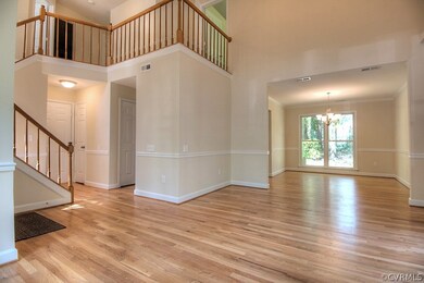 Living room looking into dining room.