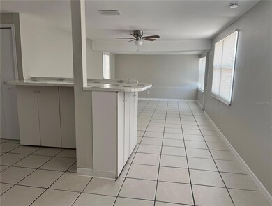 There's lots of storage space in the kitchen
