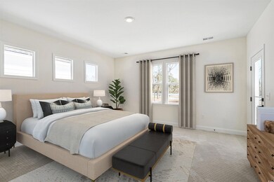 Second floor primary bedroom