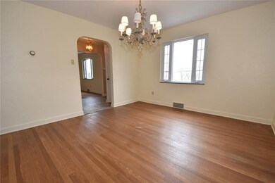 Hardwood in the dining room.