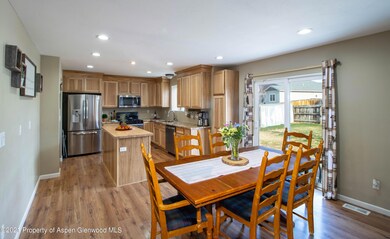 dining into kitchen