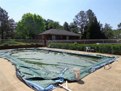Looking back at the house from the pool deck!