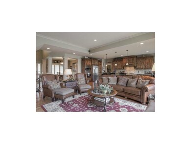 Great Room Open to Kitchen & Dining Room