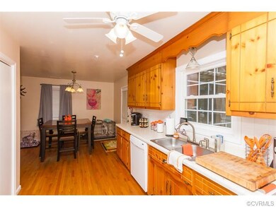 Kitchen open up to eating area