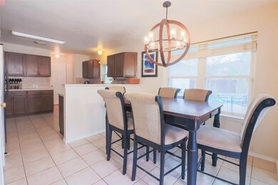 Dining area opens to Kitchen