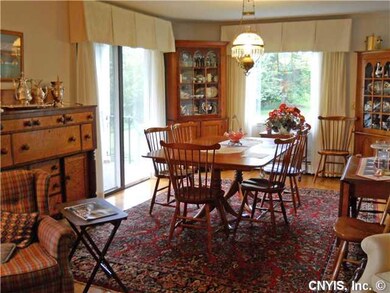 Dining Room Sliding doors off of dining room leads