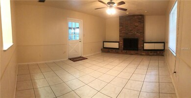 Family room in back of house