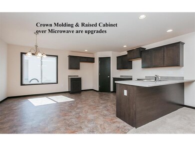 Eat-In Kitchen with counter height Breakfast Bar