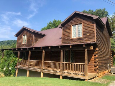 Front view from road