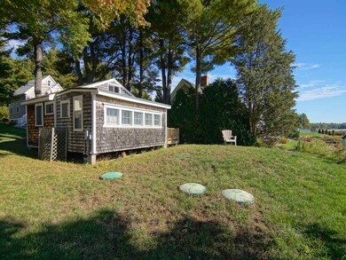 The bungalow is actually two buildings joined toge