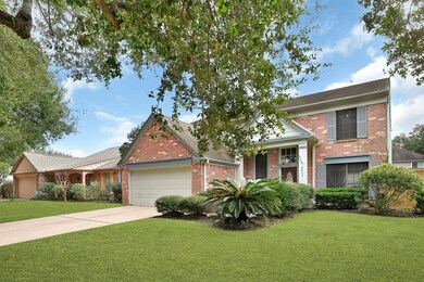 An angled view of the two-story home highlights it