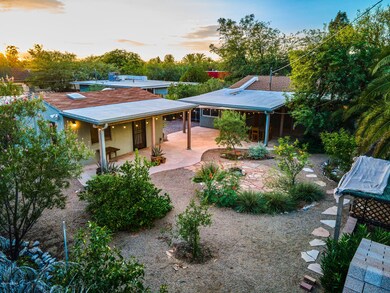 Private backyard oasis