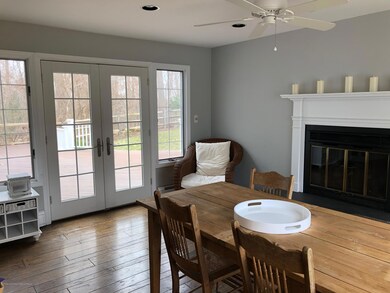 Kitchen with Fireplace