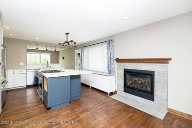 Living Room into Kitchen