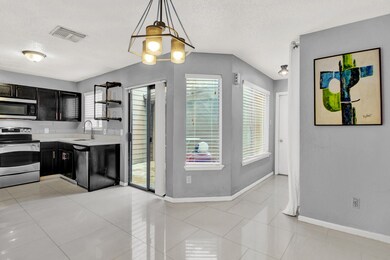 Conveniently located dining area