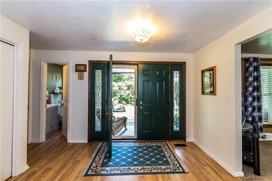 Very welcoming extra wide foyer