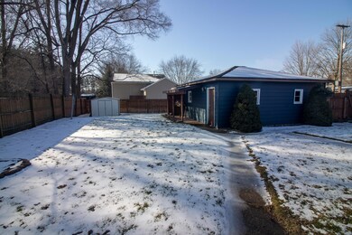 Back yard and Garage