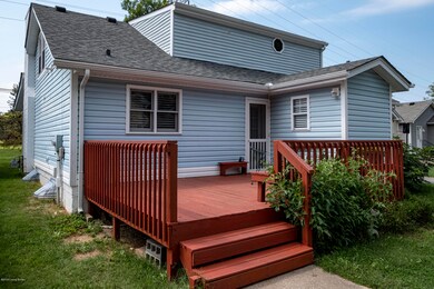 Large back deck