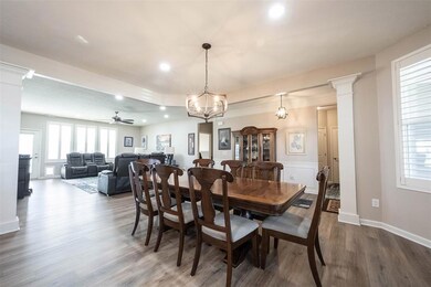View of Dining Room and Great Room
