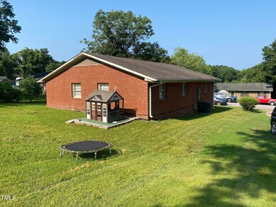 rear of home