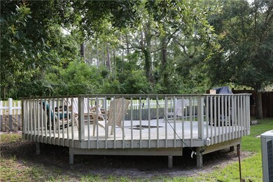 Deck with fire pit!