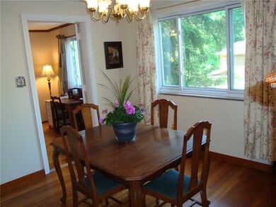 Formal dining room in the center of it all with be
