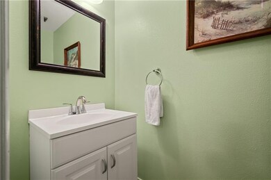 View of the half bath