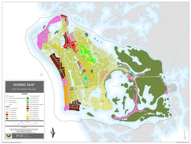 Marco Zoning Island map