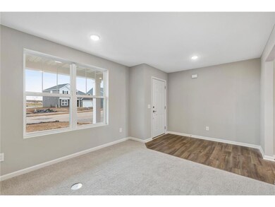 A spacious flex room, as shown in another Hampton. Colors and design features may vary.