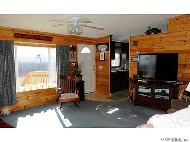 Living Room. Nice  Large Picture Window looks out 